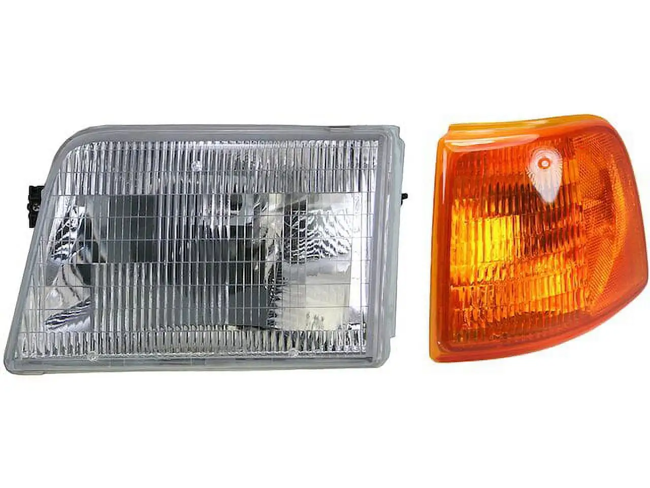 Headlight Assembly and Parking Light Kit 2 Piece - Compatible with 1993 - 1997 Ford Ranger 1994 1995 1996