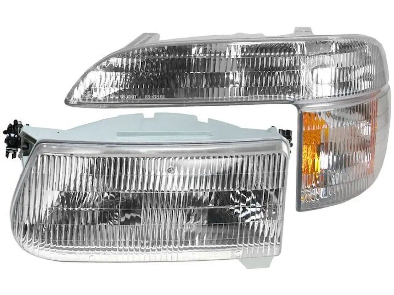 Headlight Assembly and Parking Light Kit 2 Piece - Compatible with 1995 - 2001 Ford Explorer 4-Door 1996 1997 1998 1999 2000