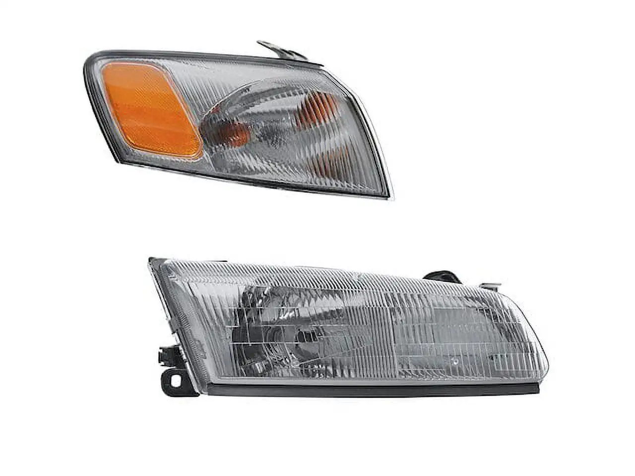 Headlight Assembly and Parking Light Kit 2 Piece - Compatible with 1997 - 1999 Toyota Camry 1998