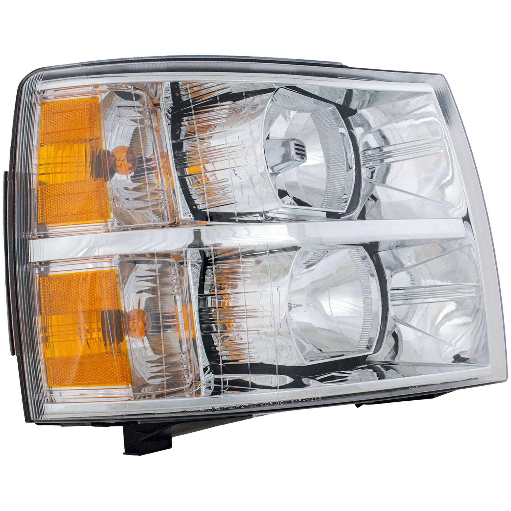 Headlight Compatible with CHEVROLET SILVERADO 07-14 RH Composite Assembly Halogen - CAPA