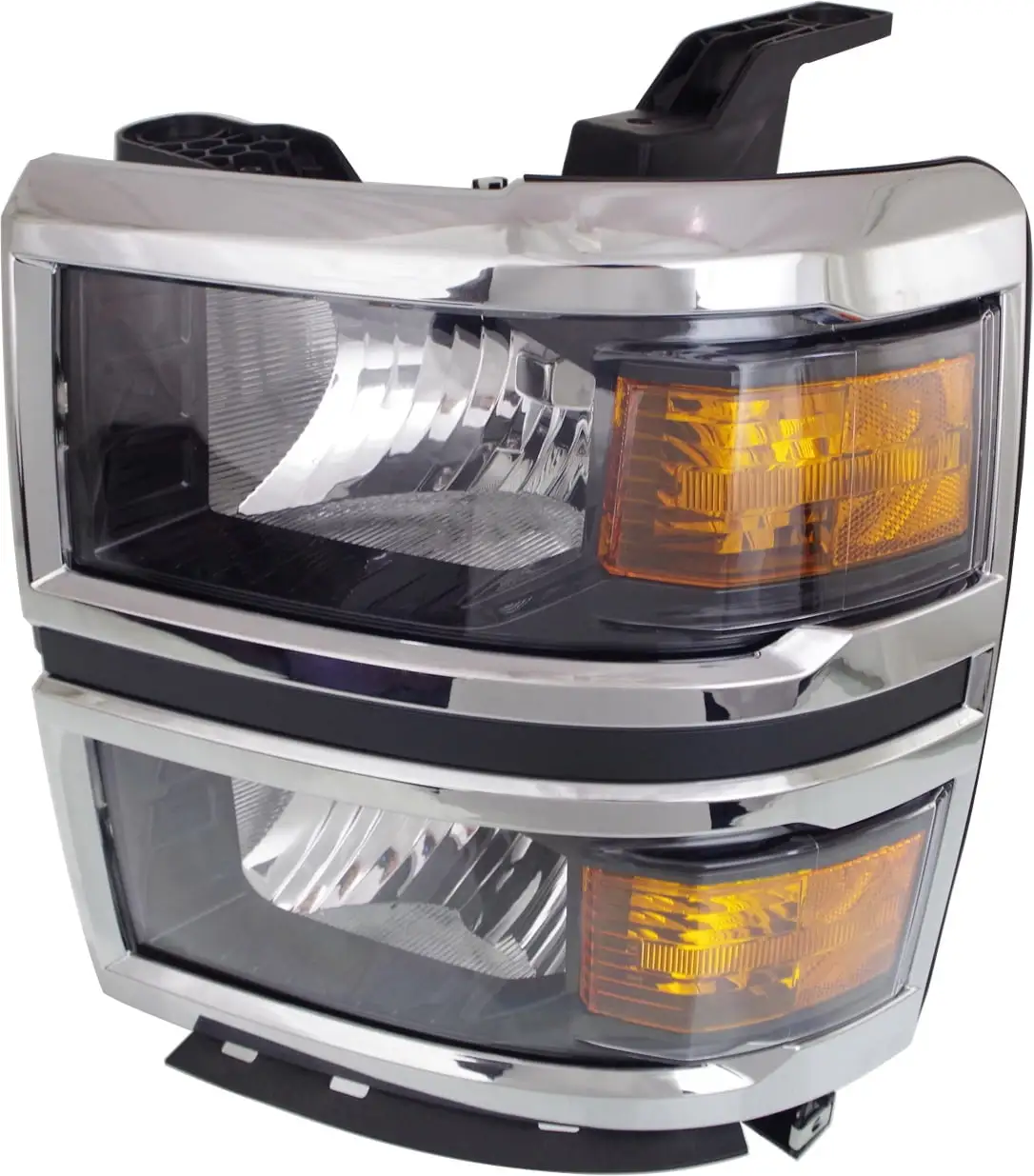 Headlight Compatible with CHEVROLET SILVERADO 1500 14-15 LH Assembly Halogen WT/LT Models - CAPA