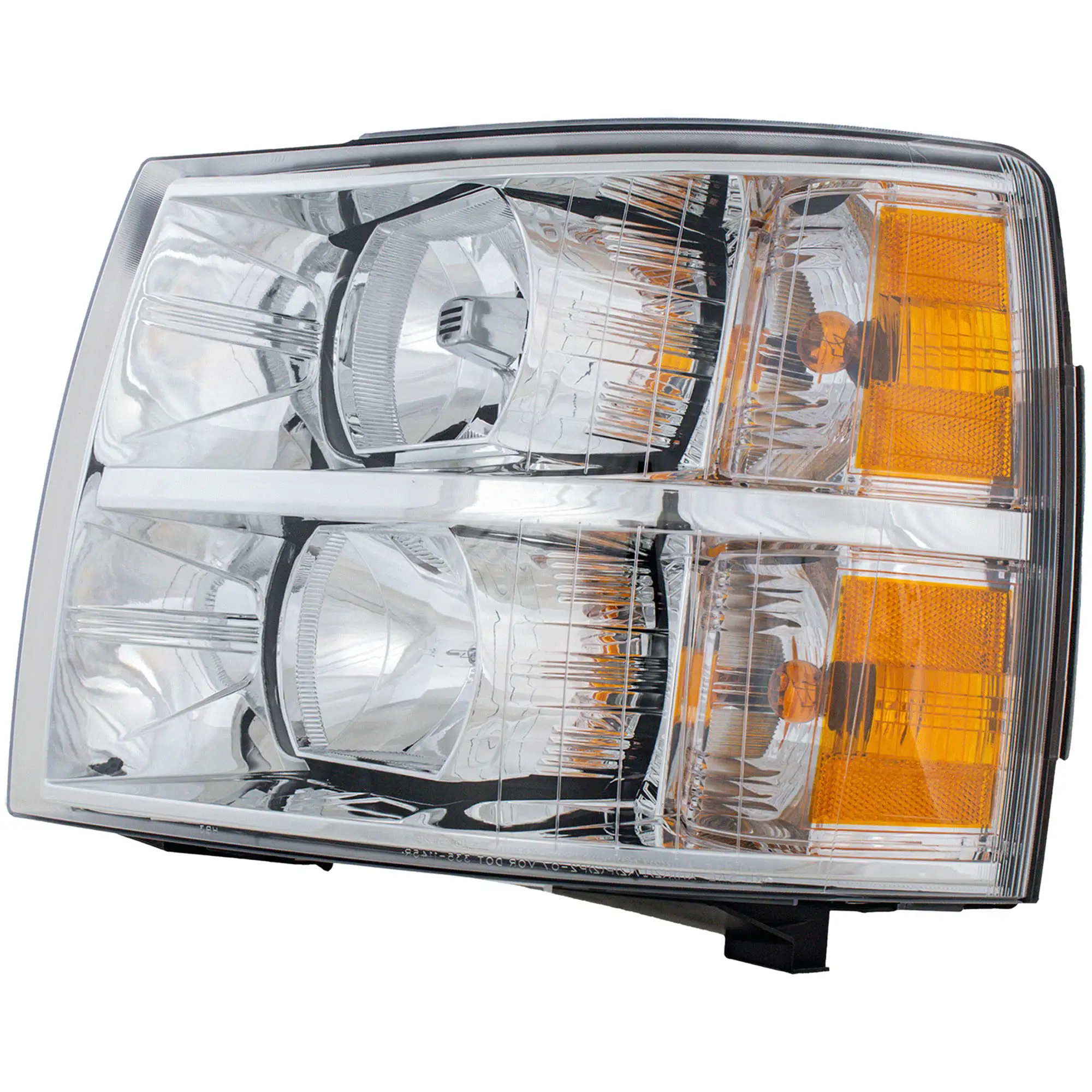 Headlight Compatible with CHEVROLET SILVERADO 2007-2014 LH Composite Assembly Halogen - CAPA