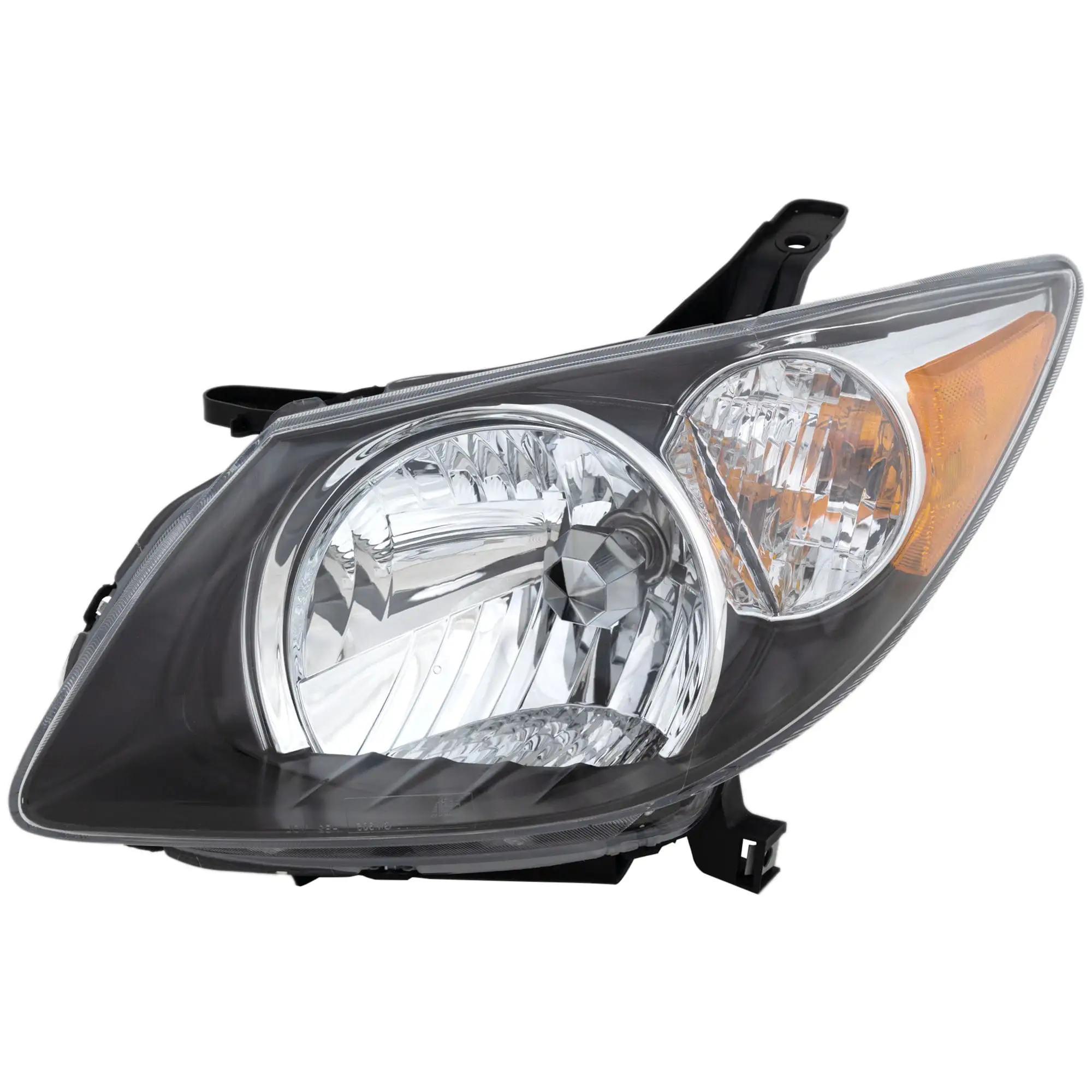 Headlight Compatible with PONTIAC VIBE 03-04 LH Assembly Halogen Black Interior