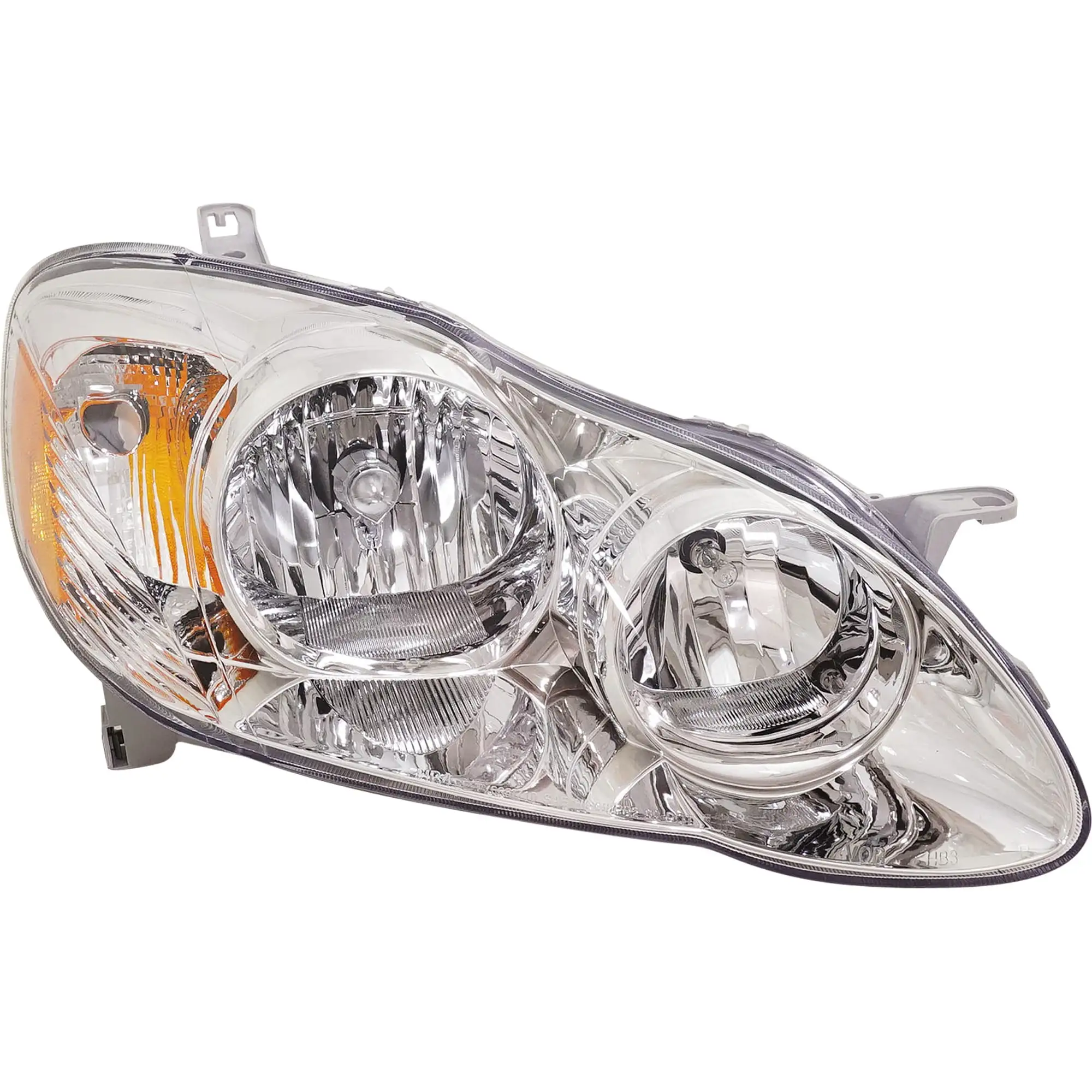 Headlight Compatible with TOYOTA COROLLA 2005-2008 RH Assembly Halogen Chrome Interior USA Built