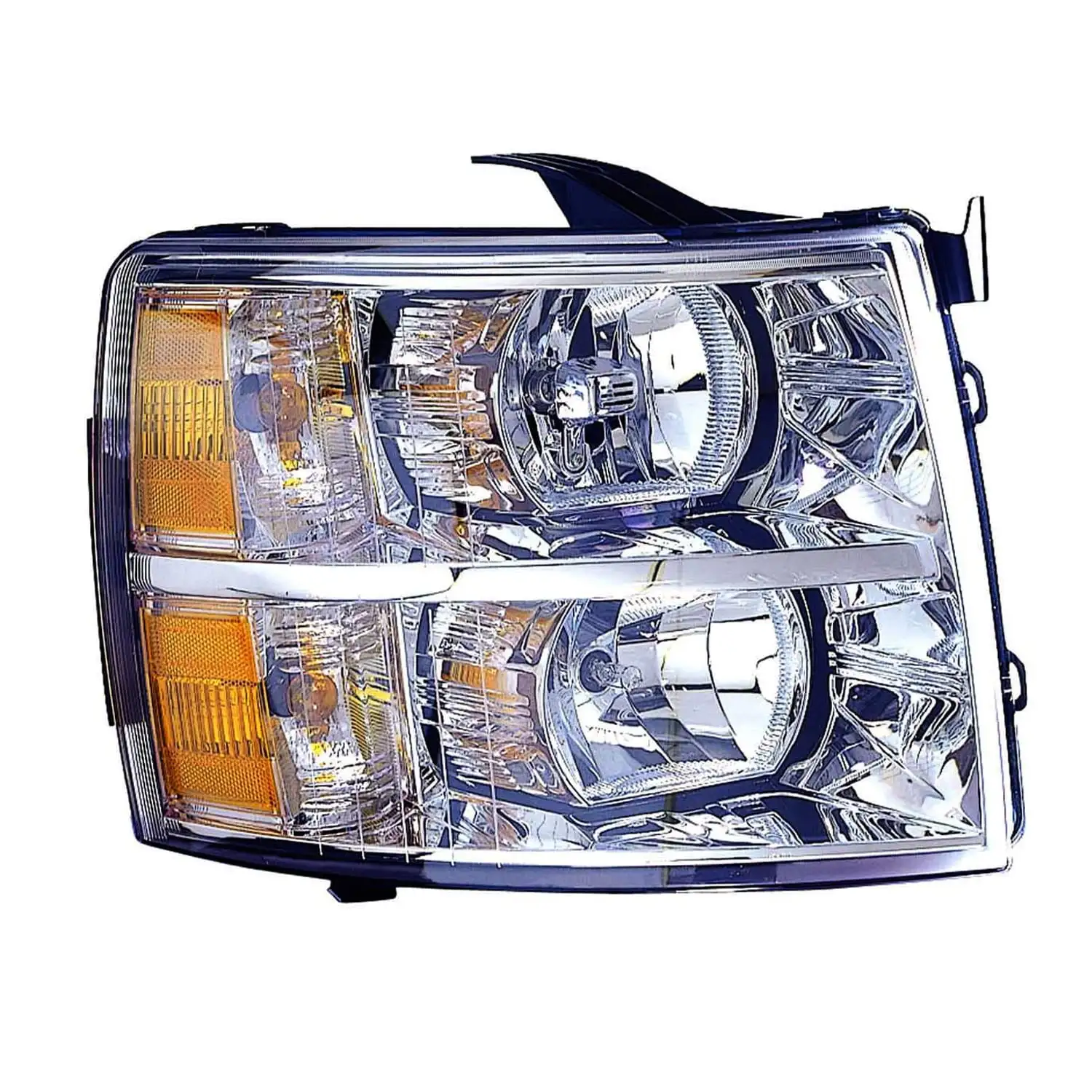 KAI New CAPA Certified Premium Replacement Passenger Side Headlight Assembly. Fits 2007-2013 Chevrolet Silverado