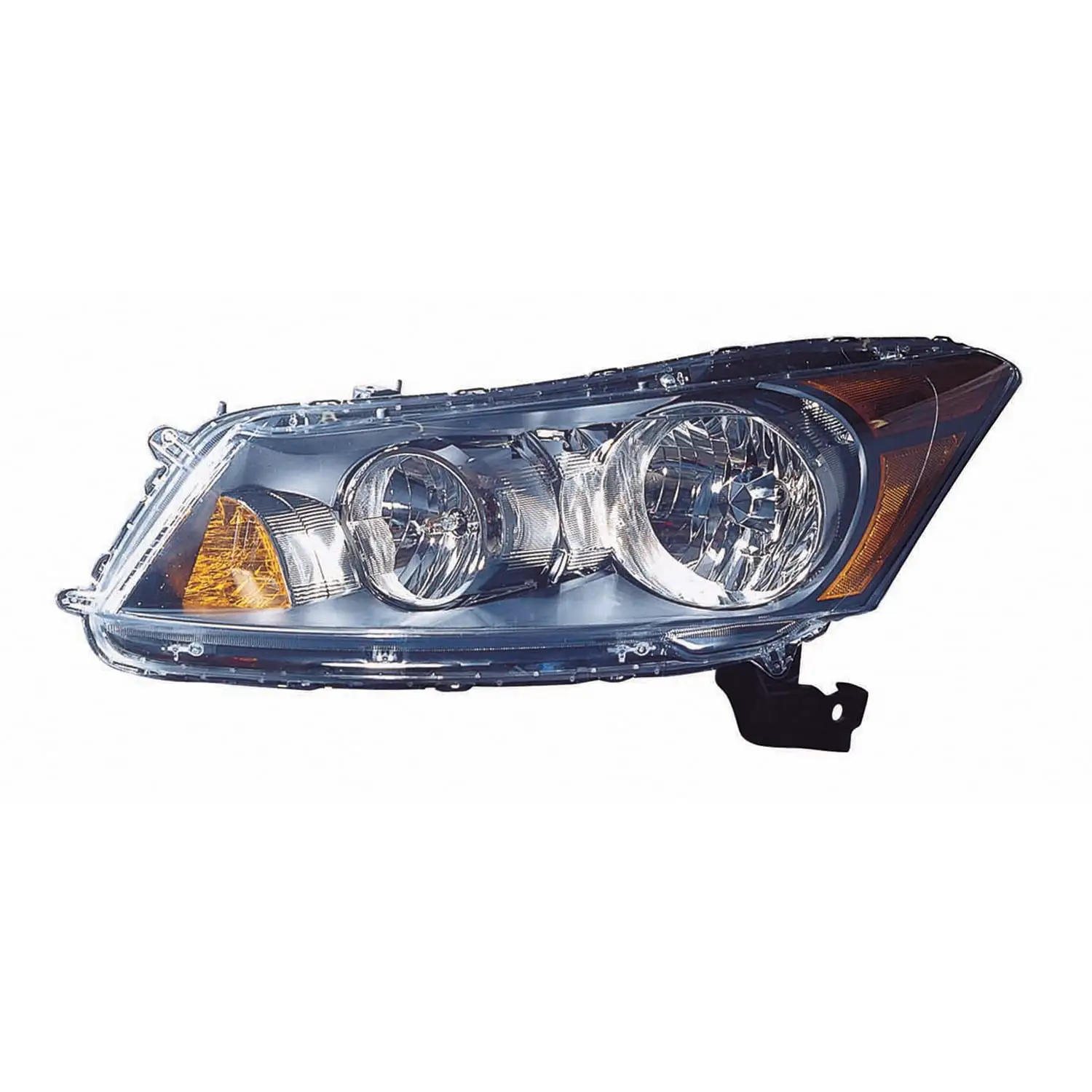 KAI New CAPA Certified Standard Replacement Driver Side Headlight Assembly. Fits 2008-2012 Honda Accord Sedan