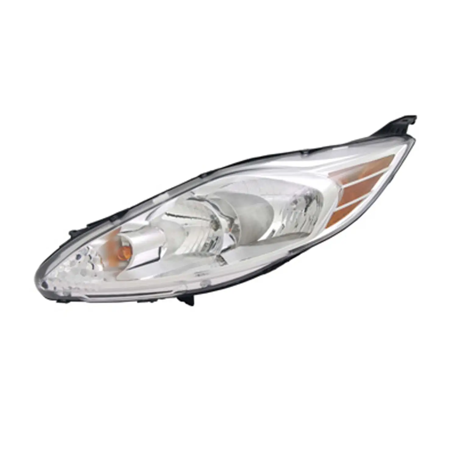 KAI New CAPA Certified Standard Replacement Driver Side Headlight Assembly. Fits 2011-2013 Ford Fiesta Hatchback