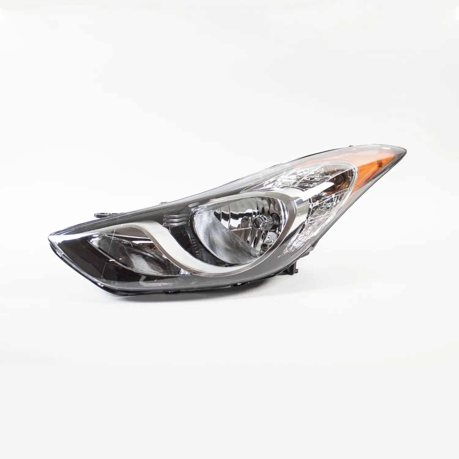 KAI New CAPA Certified Standard Replacement Driver Side Headlight Assembly. Fits 2011-2013 Hyundai Elantra Sedan