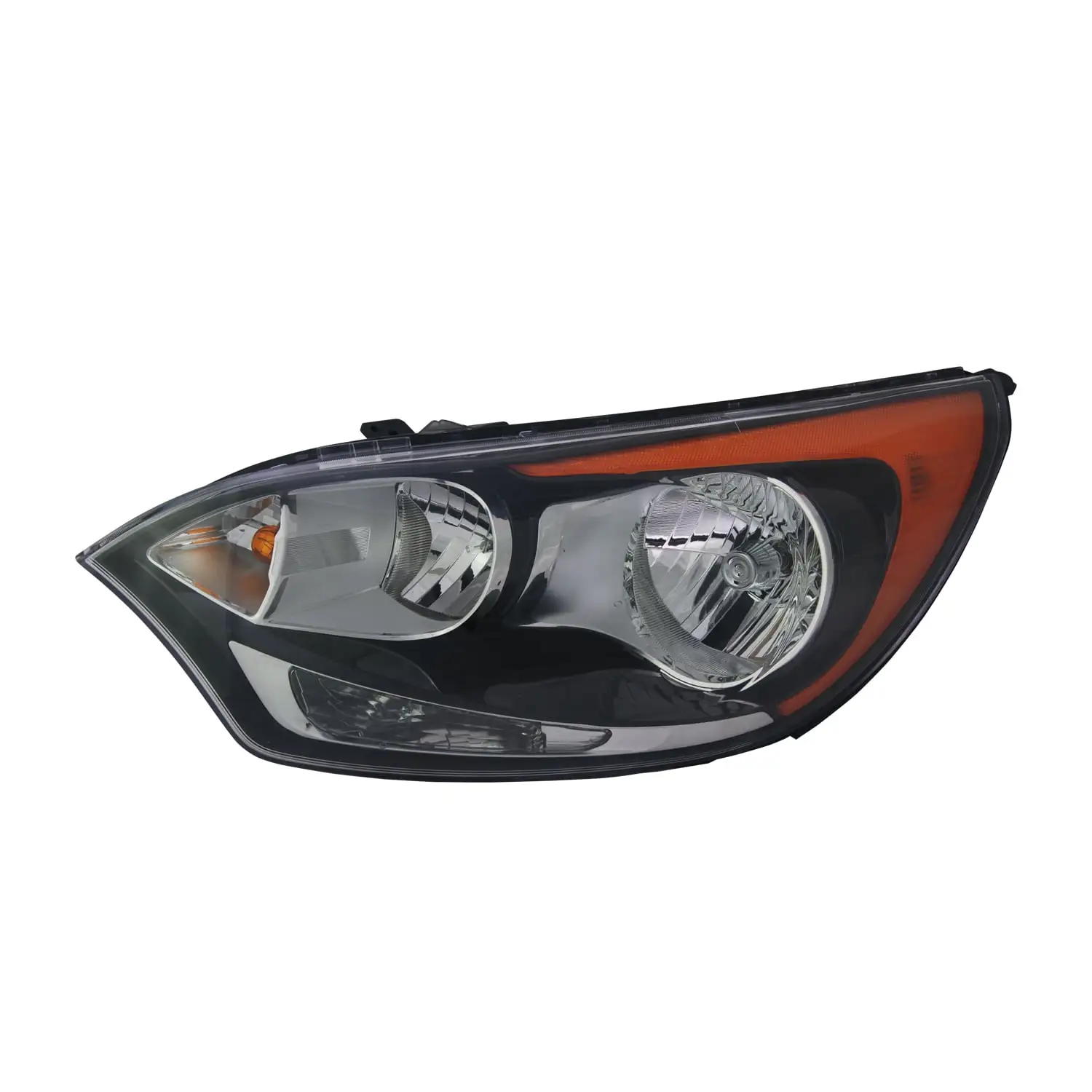 KAI New CAPA Certified Standard Replacement Driver Side Headlight Assembly. Fits 2012-2017 Kia Rio Hatchback