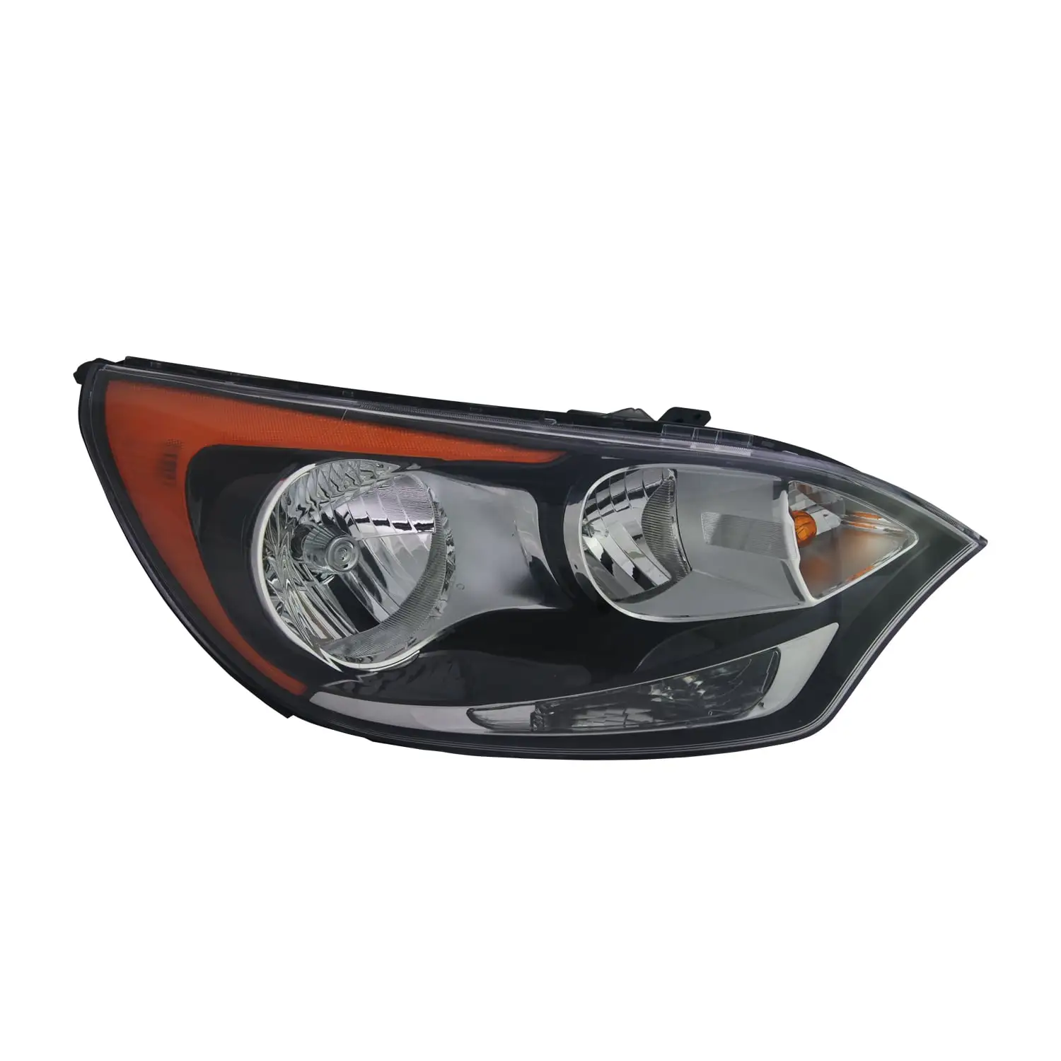 KAI New CAPA Certified Standard Replacement Passenger Side Headlight Assembly. Fits 2012-2017 Kia Rio Hatchback