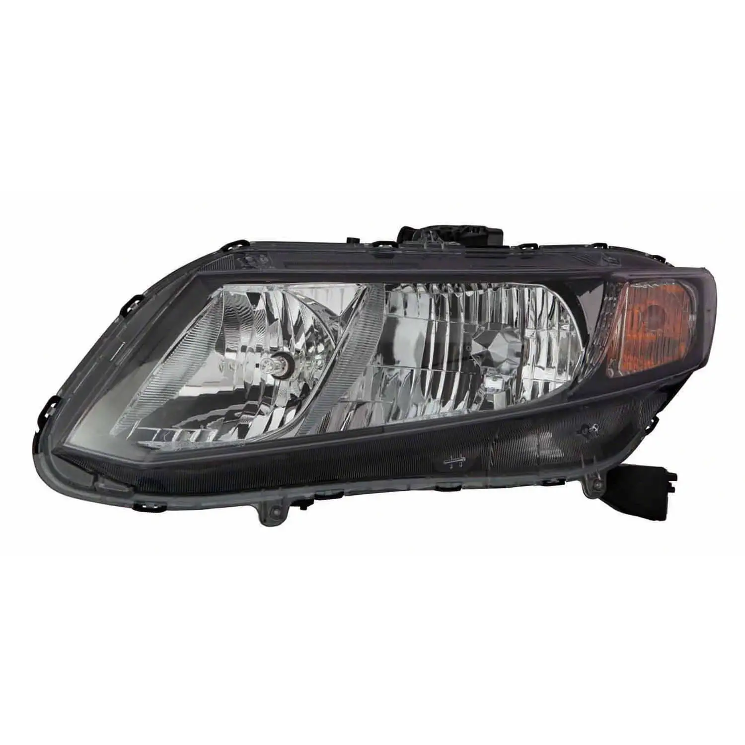 KAI New Economy Replacement Driver Side Headlight Assembly. Fits 2013-2013 Honda Civic Coupe