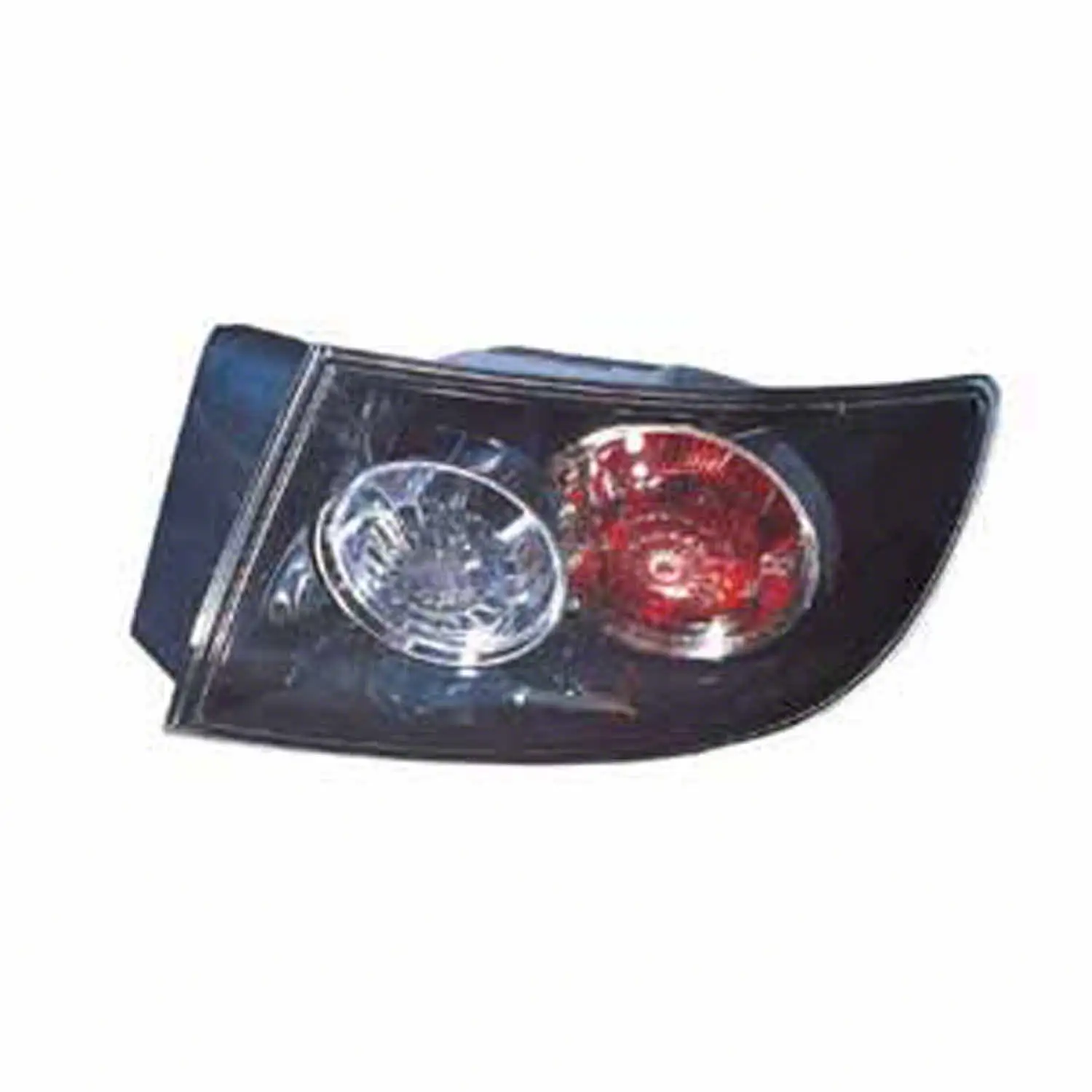 KAI New Economy Replacement Driver Side Tail Light Lens And Housing. Fits 2000-2003 Ford Focus