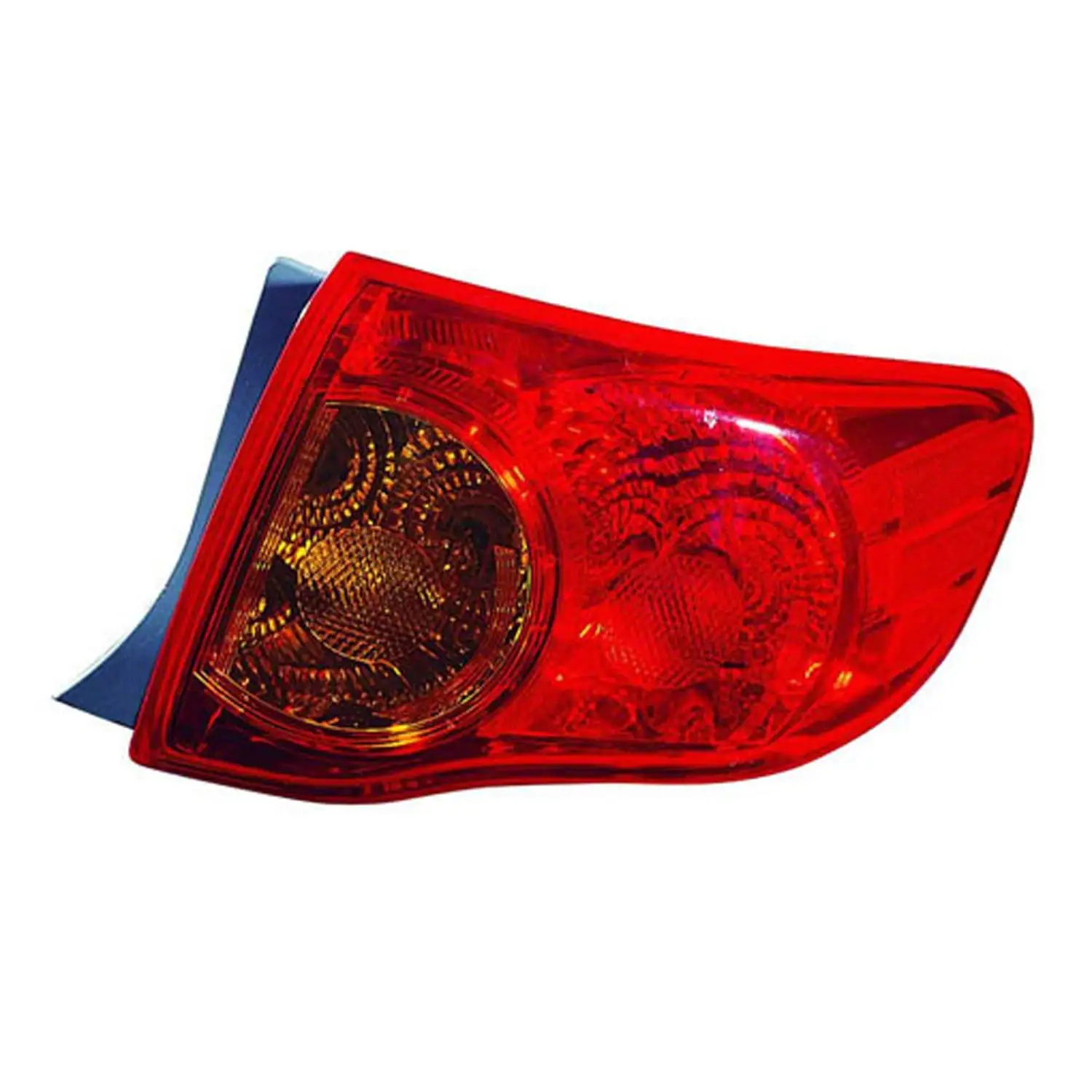 KAI New CAPA Certified Standard Replacement Passenger Side Outer Tail Light Lens And Housing. Fits 2003-2004 Honda Accord Sedan