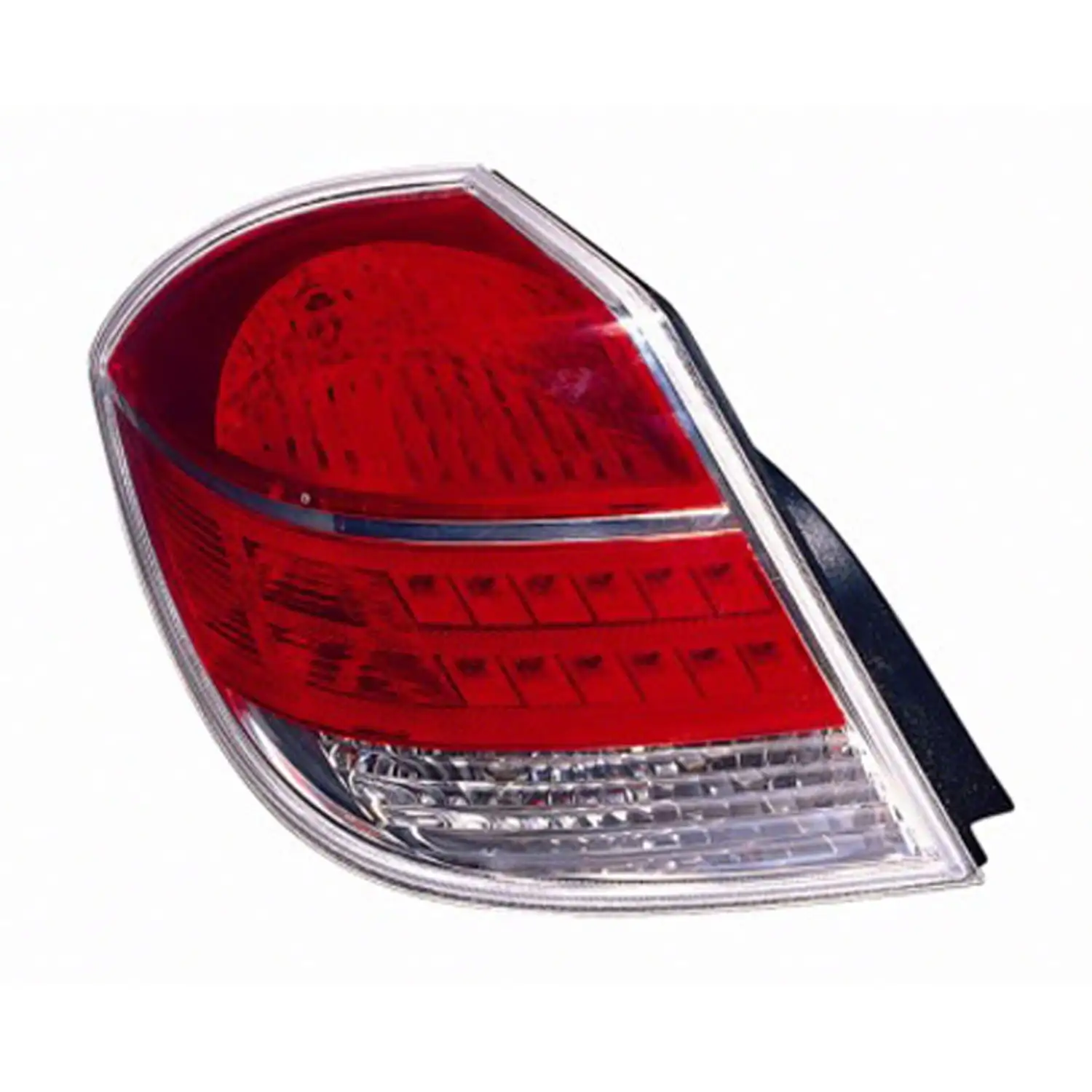 KAI New CAPA Certified Standard Replacement Driver Side Tail Light Lens And Housing. Fits 2004-2007 Chrysler Town & Country