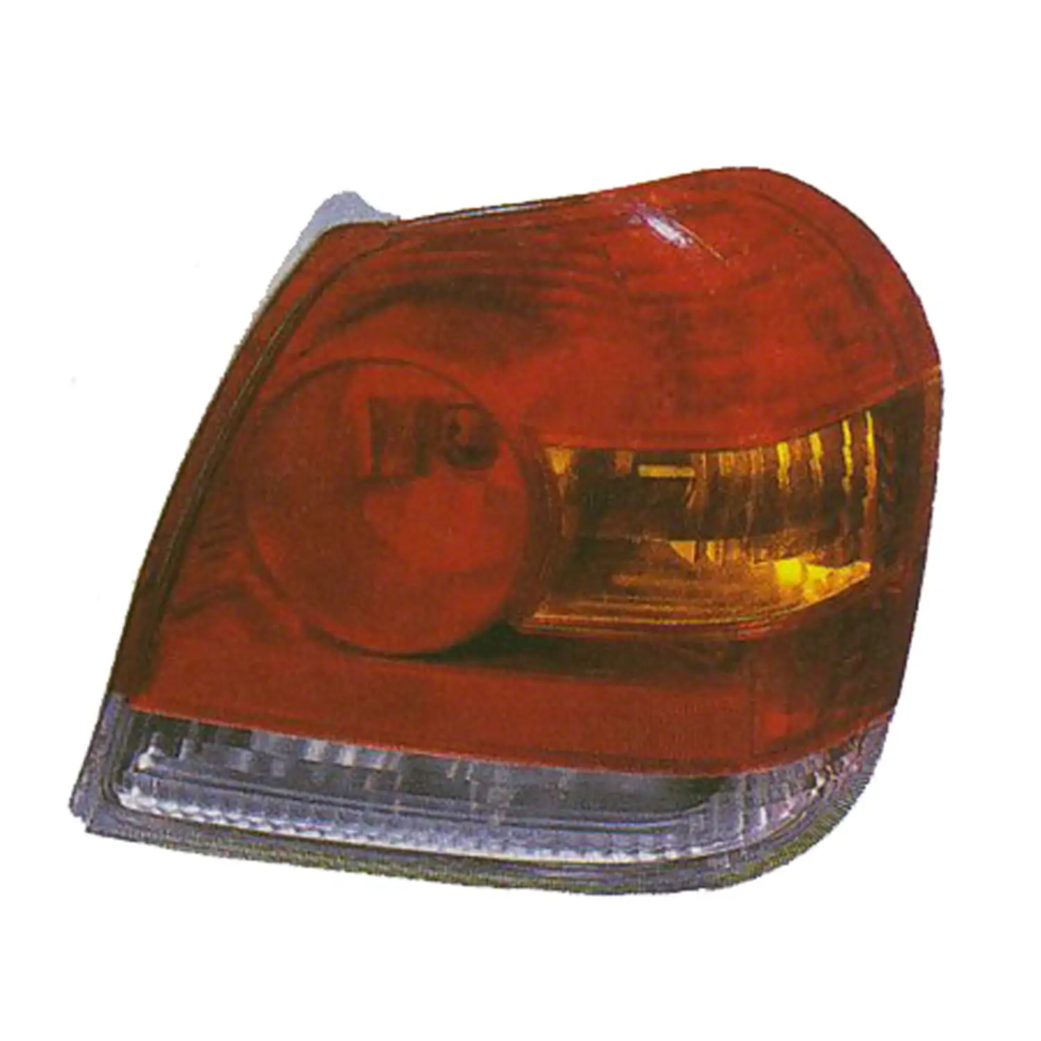 KAI New CAPA Certified Standard Replacement Driver Side Outer Tail Light Lens And Housing. Fits 2009-2011 Honda Civic Hybrid