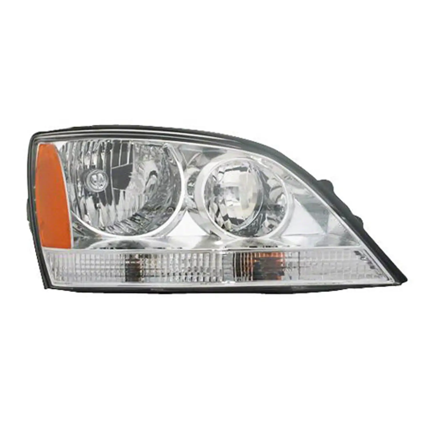 KAI New Standard Replacement Passenger Side Headlight Assembly. Fits 2005-2006 Kia Sorento