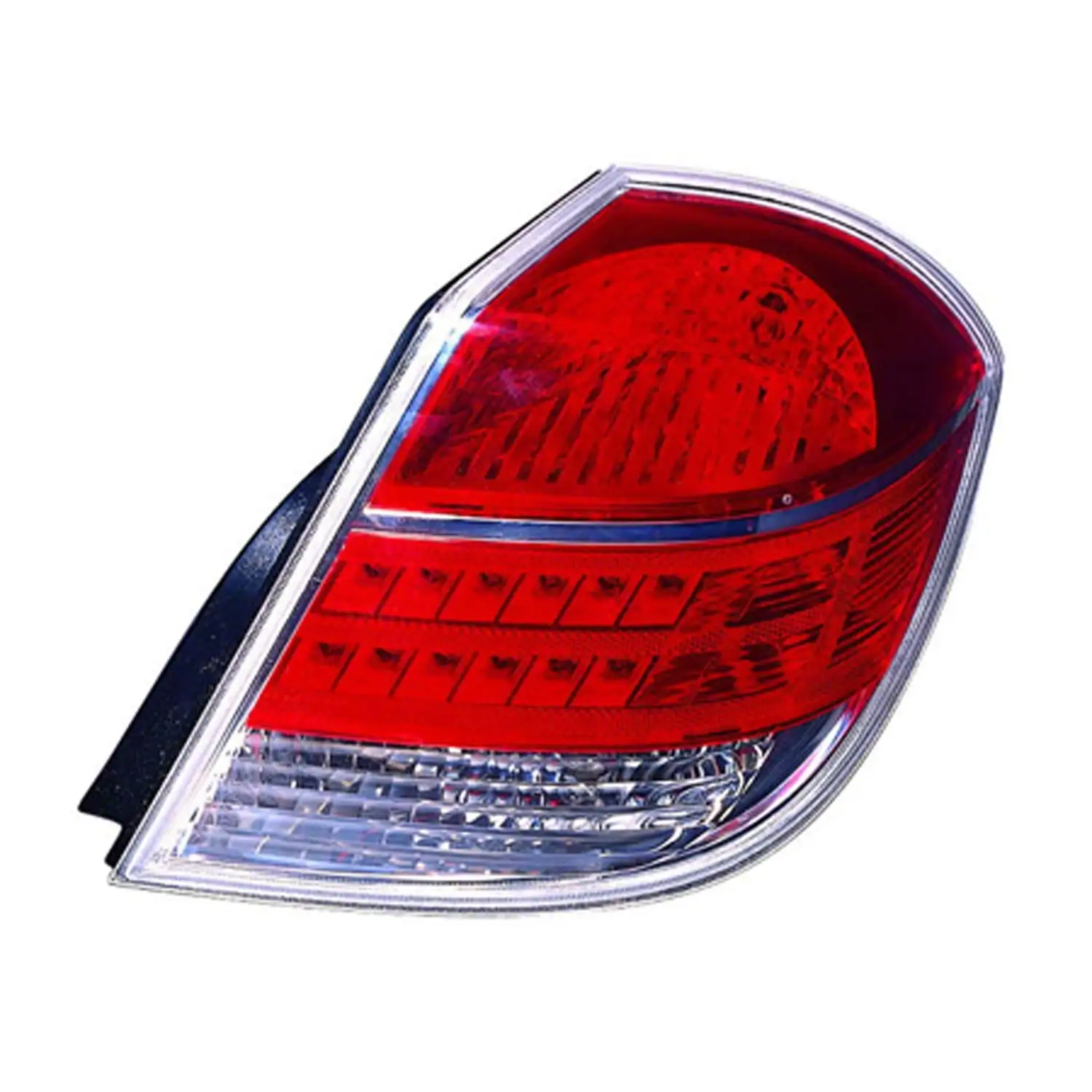 KAI New Standard Replacement Driver Side Tail Light Lens And Housing. Fits 2007-2008 Honda Fit