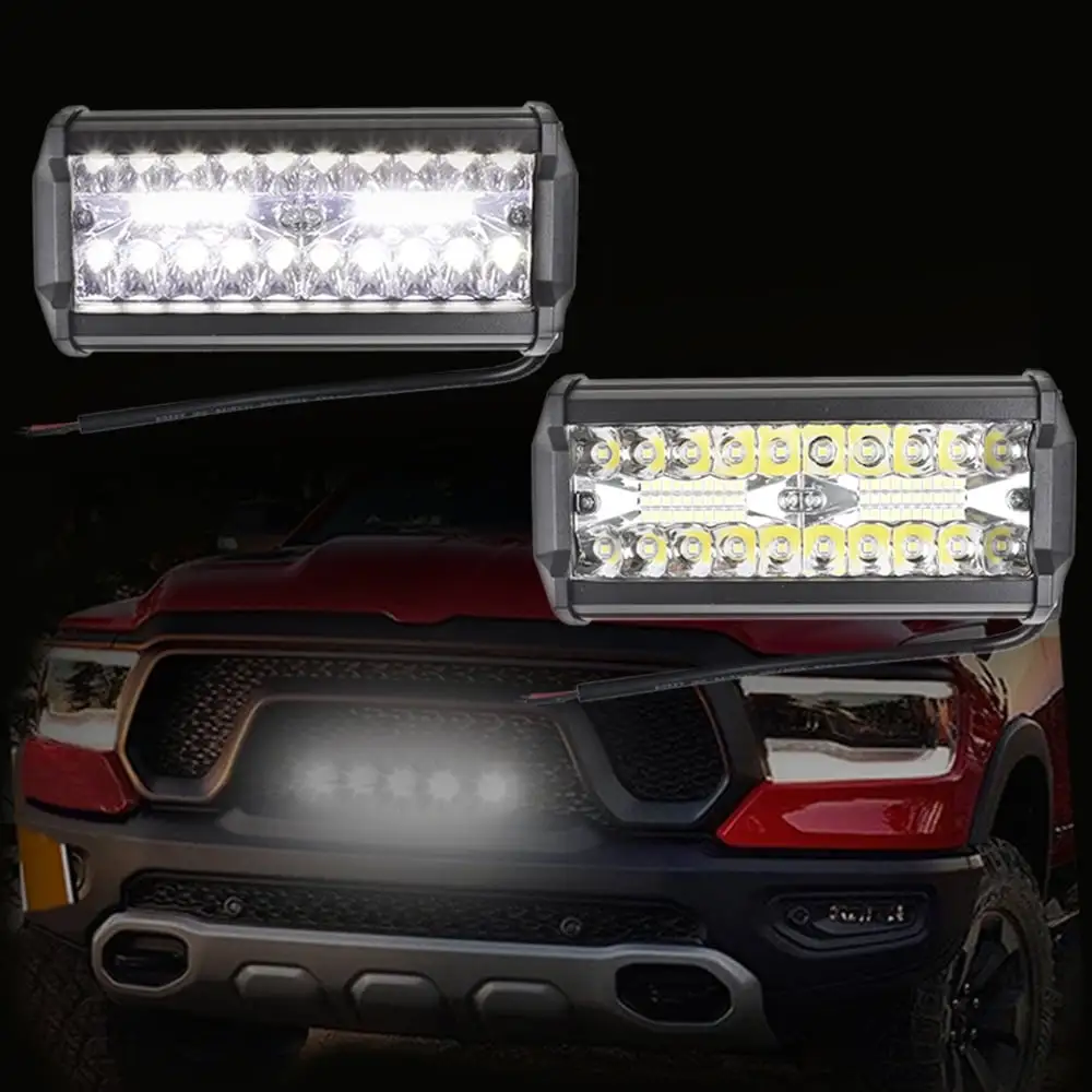 Labwork 2-Pcs 7 800W LED Light Bars. Offroad Fog Lamps. Driving LED Lights with Spot Flood Combo Beam. Universal for UTV ATV Truck Boat Fits select: 1999 CHEVROLET TAHOE K1500