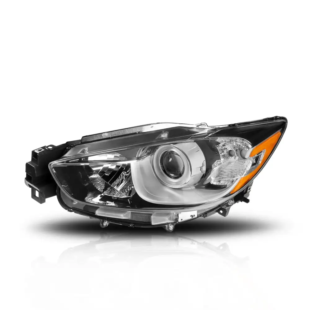 Left Driver Side Chrome Projector Headlight Light Assembly for 13-16 Mazda CX5 14 15 Fits select: 2013-2016 MAZDA CX-5