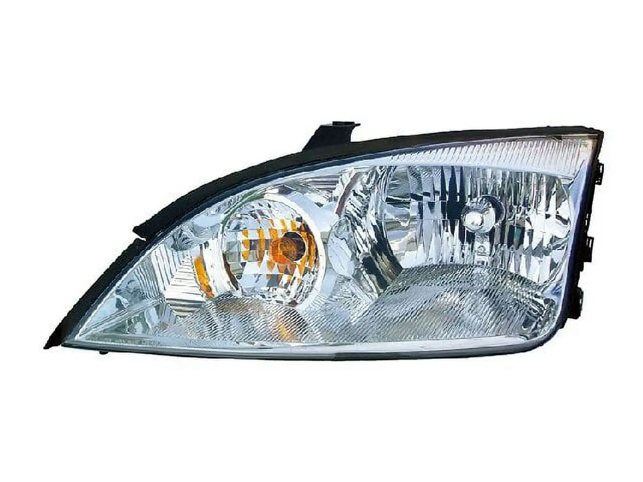 Left Driver Side Halogen Headlight Assembly - Compatible with 2005 - 2007 Ford Focus 2006