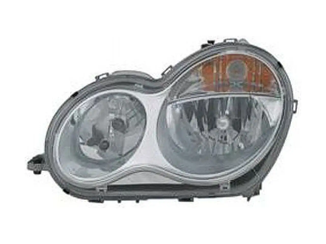 Left Driver Side Halogen Headlight Assembly - Compatible with 2005 - 2007 Mercedes Benz C230 2006