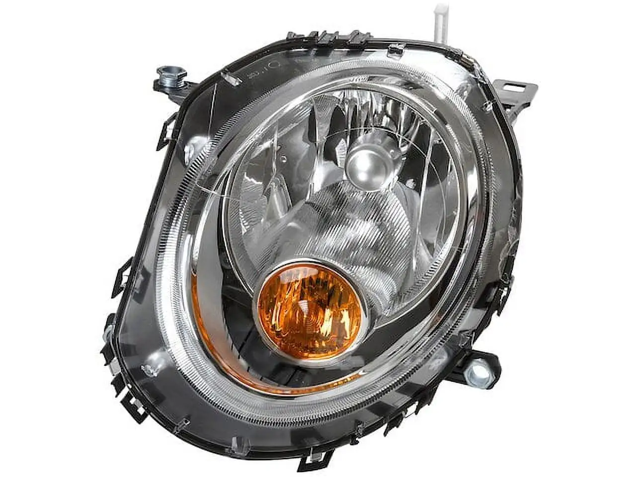 Left Driver Side Halogen Headlight Assembly - Compatible with 2007 - 2015 Mini Cooper 2008 2009 2010 2011 2012 2013 2014