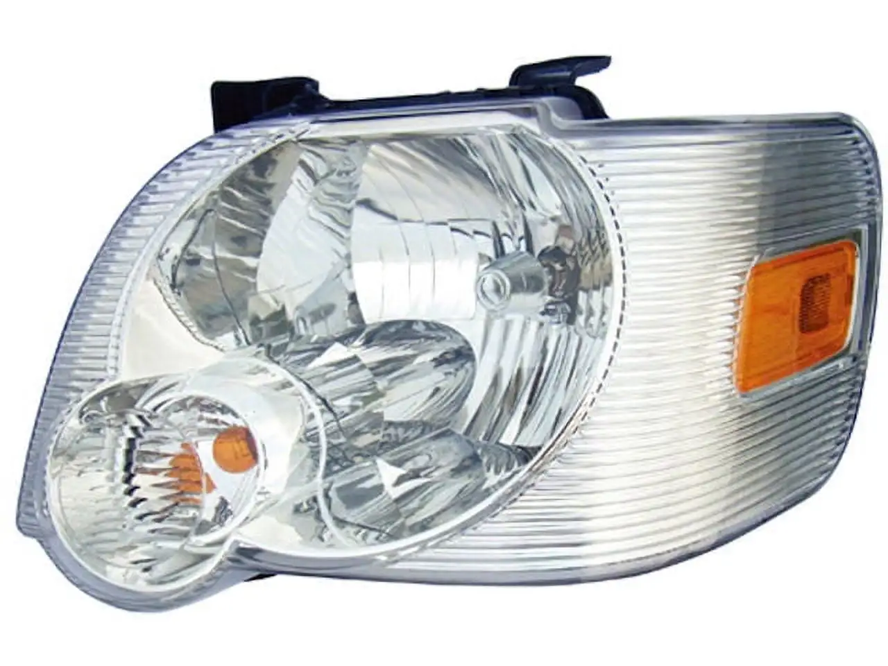 Left Driver Side Headlight Assembly - Clear Lens - Compatible with 2007 - 2010 Ford Explorer Sport Trac (Excludes 07-08 XLT with Ironman and 2009 Sport Models) 2008