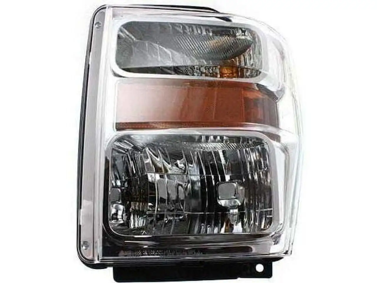 Left Driver Side Headlight Assembly - Clear Lens - Compatible with 2008 - 2010 Ford F-250 Super Duty 2009