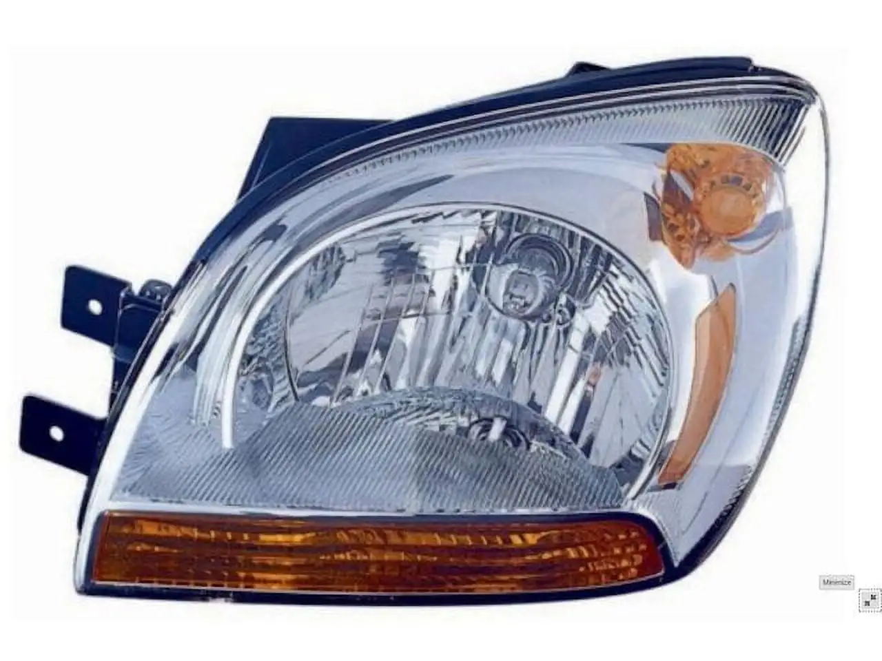 Left Driver Side Headlight Assembly - Compatible with 2005 - 2008 Kia Sportage (Up To 3/24/2008 Vehicle Production) 2006 2007