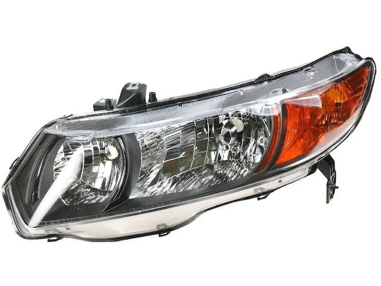 Left Driver Side Headlight Assembly - Compatible with 2006 - 2008 Honda Civic Coupe 2007