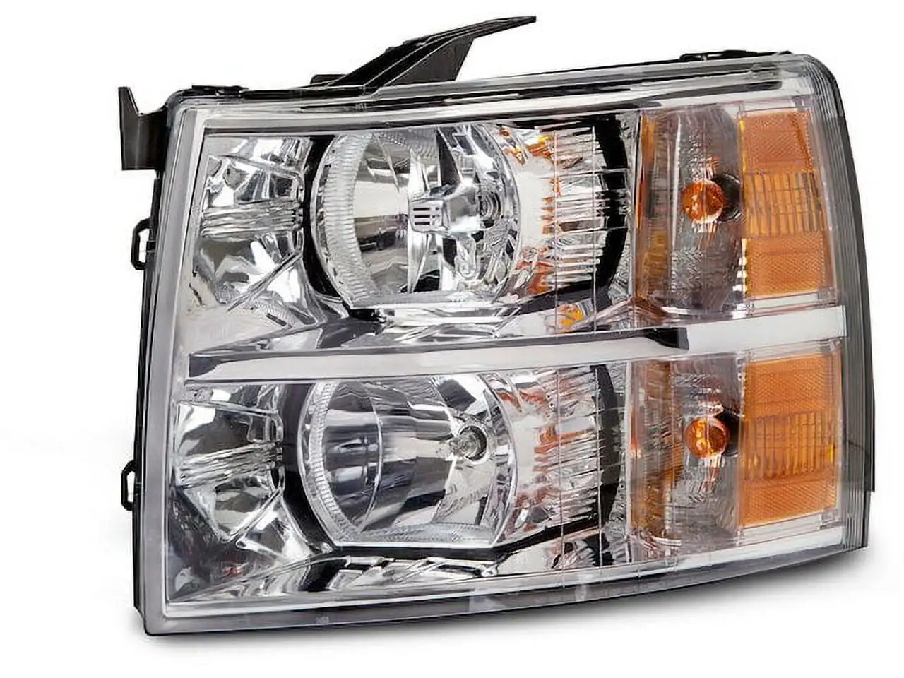 Left Driver Side Headlight Assembly - Compatible with 2007 - 2013 Chevy Silverado 1500 2008 2009 2010 2011 2012