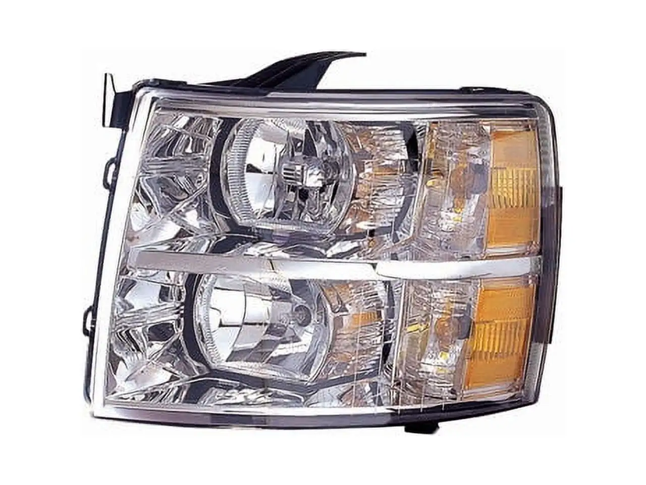 Left Driver Side Headlight Assembly - Compatible with 2007 - 2013 Chevy Silverado 1500 2008 2009 2010 2011 2012