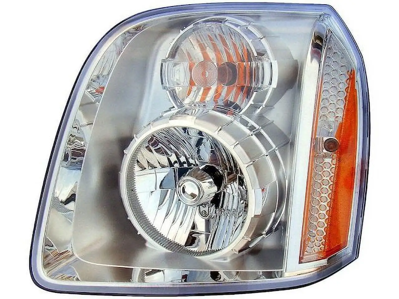 Left Driver Side Headlight Assembly - Compatible with 2007 - 2014 GMC Yukon XL 1500 Denali 2008 2009 2010 2011 2012 2013