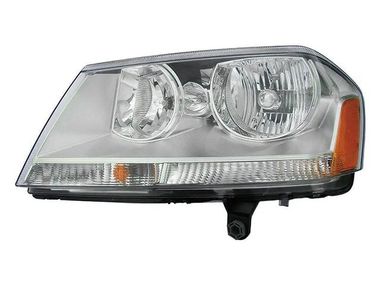 Left Driver Side Headlight Assembly - Compatible with 2008 - 2014 Dodge Avenger 2009 2010 2011 2012 2013