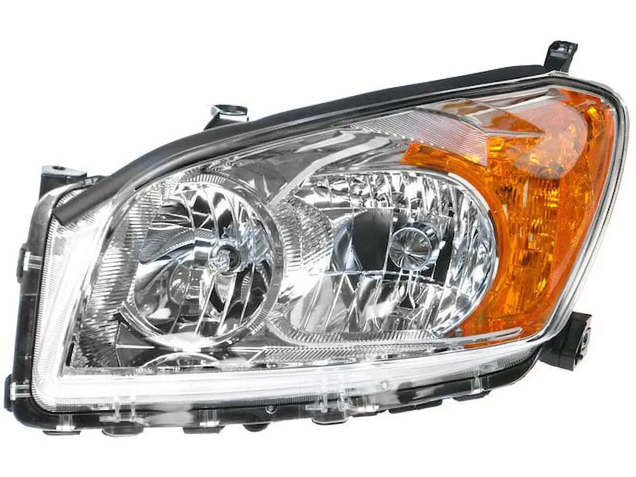 Left Driver Side Headlight Assembly - Compatible with 2009 - 2012 Toyota RAV4 (without Sport Package) 2010 2011