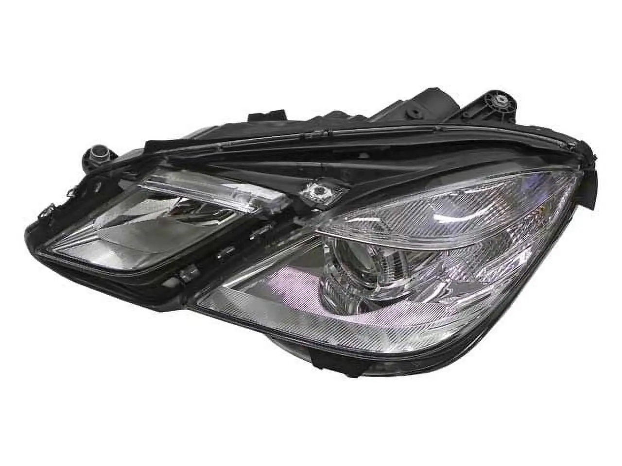 Left Driver Side Headlight Assembly - Compatible with 2010 - 2016 Mercedes-Benz E350 Sedan 2011 2012 2013 2014 2015