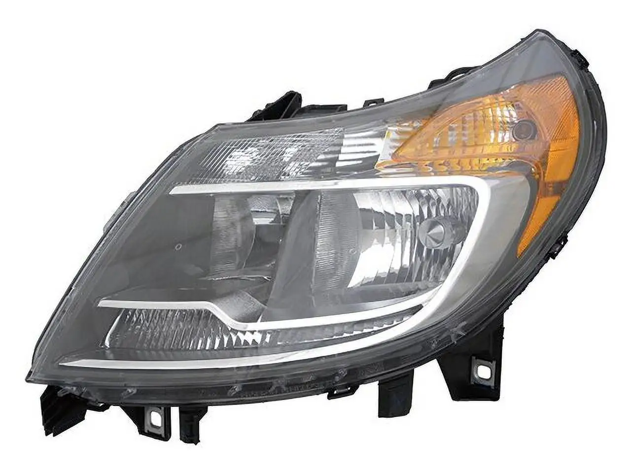 Left Driver Side Headlight Assembly - Compatible with 2014 - 2020 Ram ProMaster 2500 (without Daytime Running Lamps) 2015 2016 2017 2018 2019