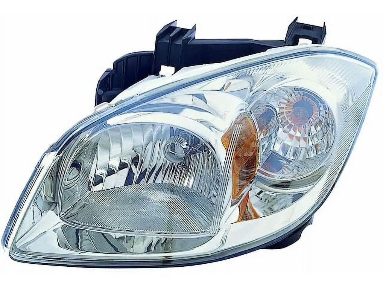 Left Driver Side Headlight Assembly - Smokey Housing - with Mounting Bracket - Compatible with 2005 - 2010 Chevy Cobalt 2006 2007 2008 2009