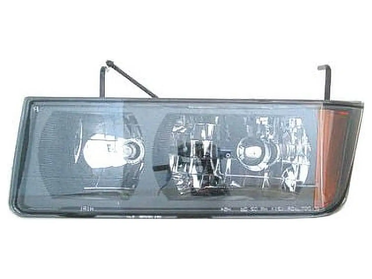 Left Driver Side Headlight Assembly - with Cladding - Compatible with 2002 - 2006 Chevy Avalanche 1500 2003 2004 2005