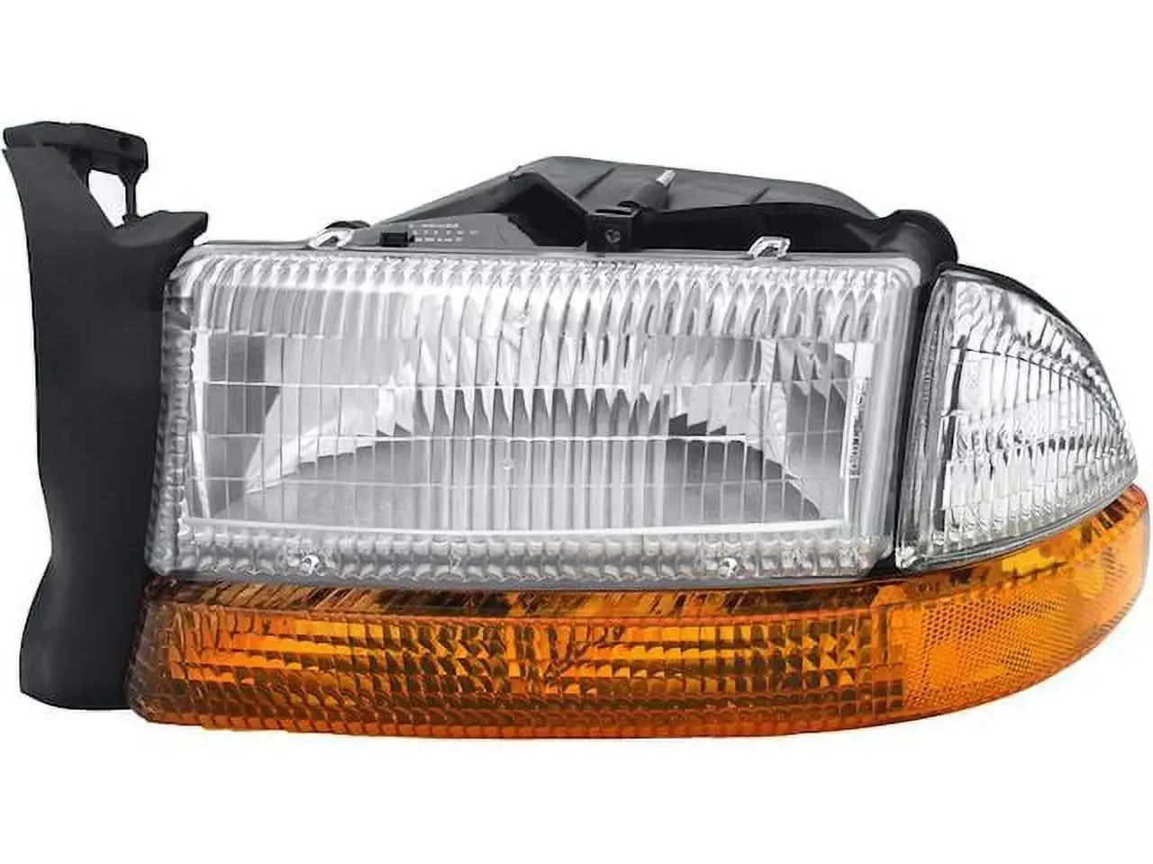 Left Driver Side Headlight Assembly - with Signal Light - Compatible with 1998 - 2004 Dodge Dakota (From 08/00/1997) 1999 2000 2001 2002 2003