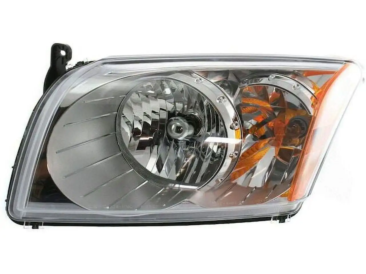 Left Driver Side Headlight Assembly - without Leveling System - Compatible with 2007 - 2012 Dodge Caliber 2008 2009 2010 2011