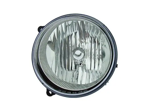 Left Driver Side Headlight Assembly - without Socket or Bulb - Compatible with 2005 - 2007 Jeep Liberty 2006