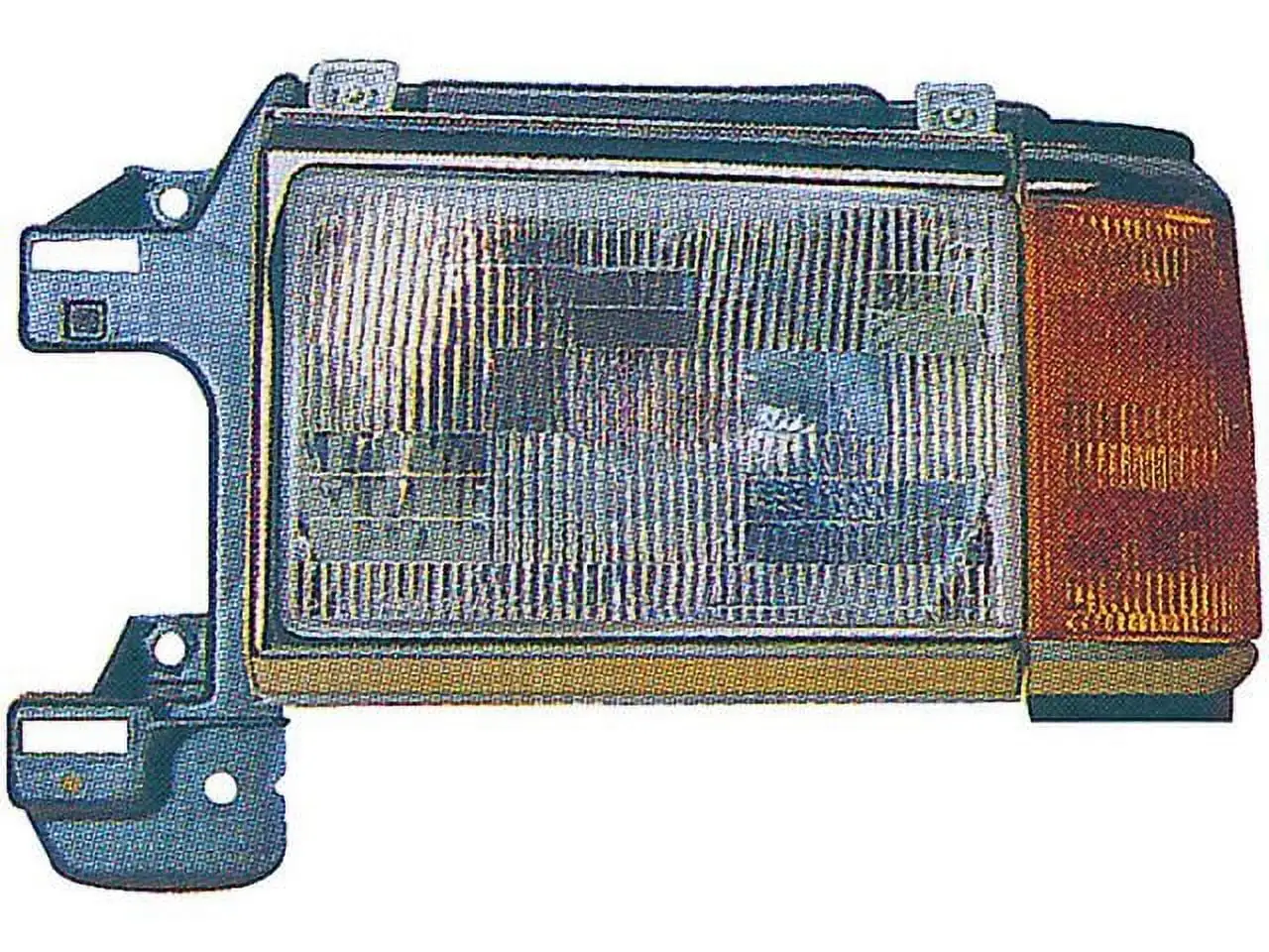 Left Headlight Assembly - Compatible with 1987 - 1991 Ford F-150 1988 1989 1990