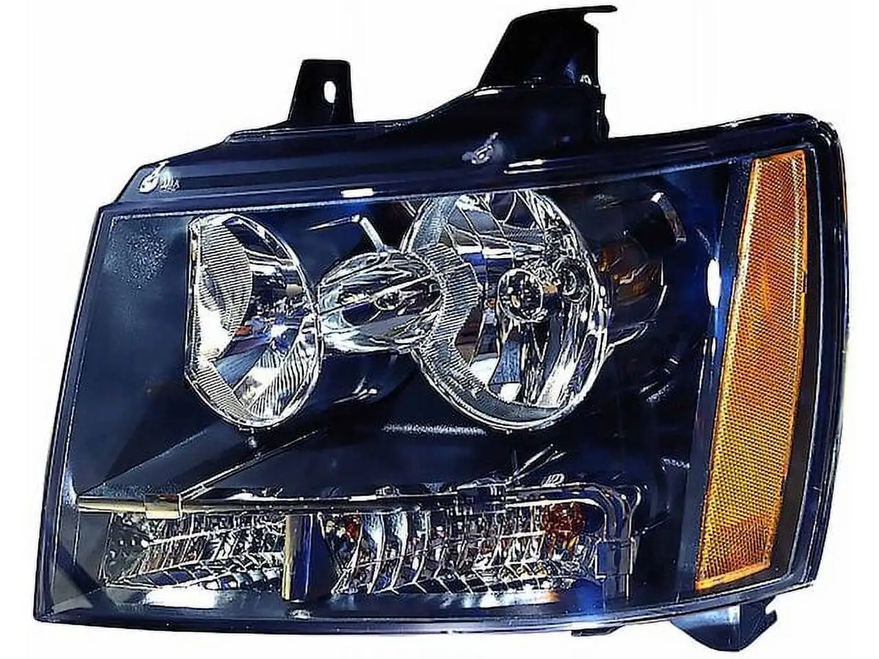 Left Headlight Assembly - Compatible with 2007 - 2014 Chevy Tahoe 2008 2009 2010 2011 2012 2013