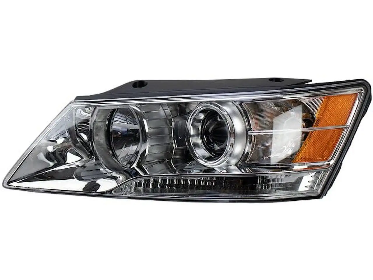 Left Headlight Assembly Set - Compatible with 2009 - 2010 Hyundai Sonata