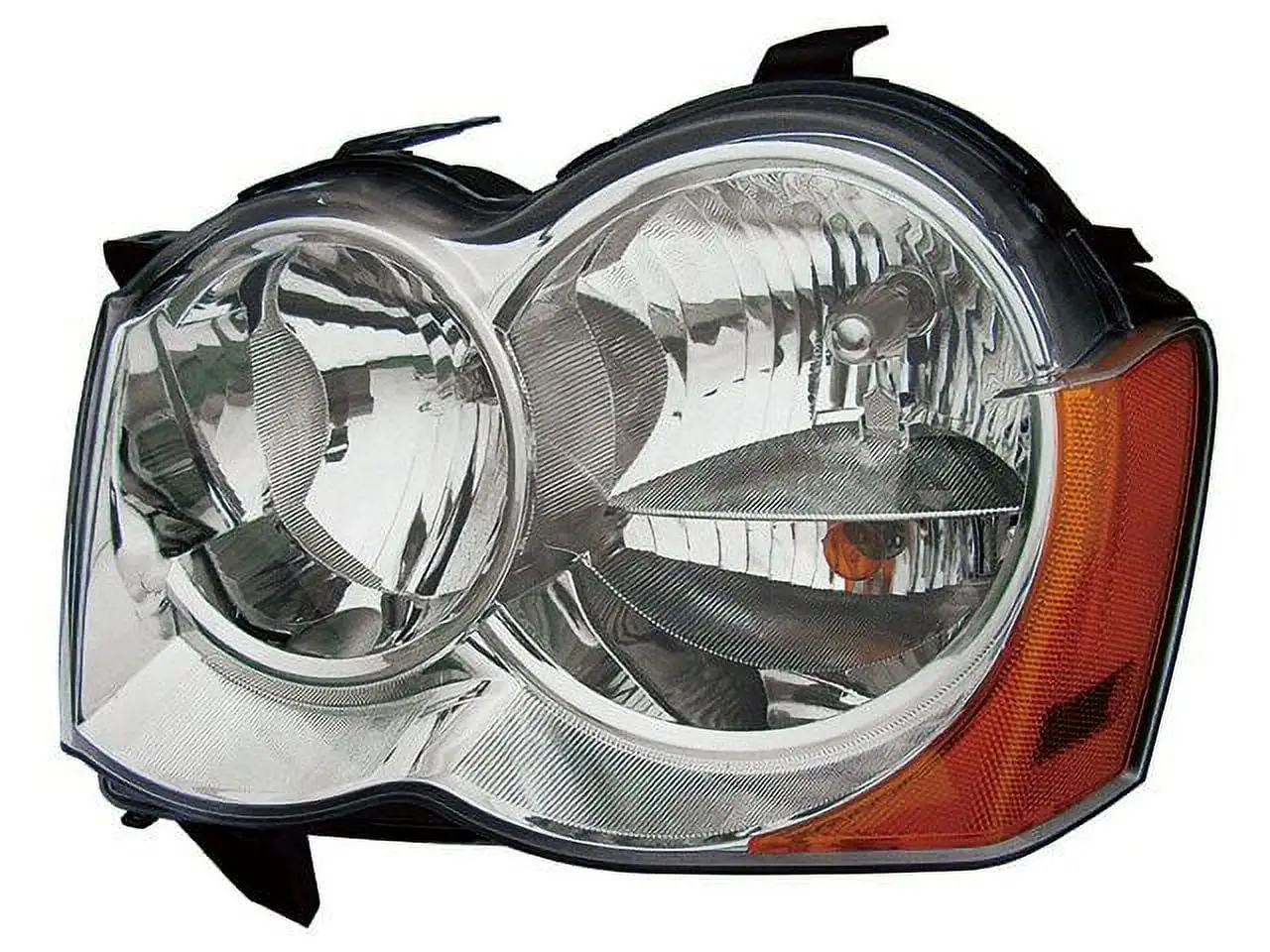 Left Headlight Lens Housing - Compatible with 2008 - 2010 Jeep Grand Cherokee 2009