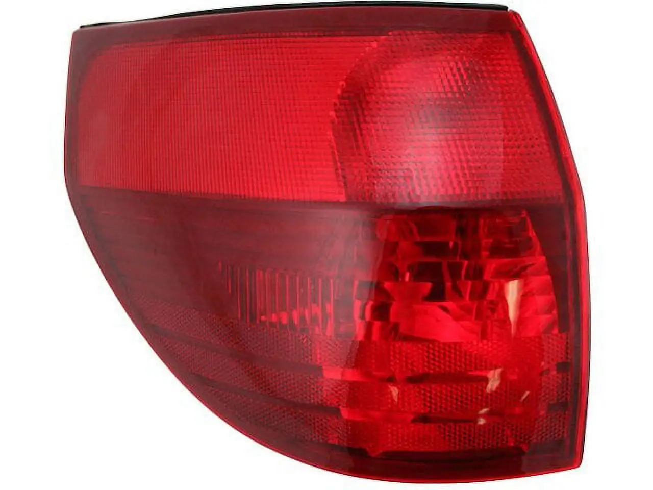 Brock Replacement Passengers Taillight Tail Lamp with Smoke Lens Compatible with 98-04 Frontier Pickup Truck 265547B425