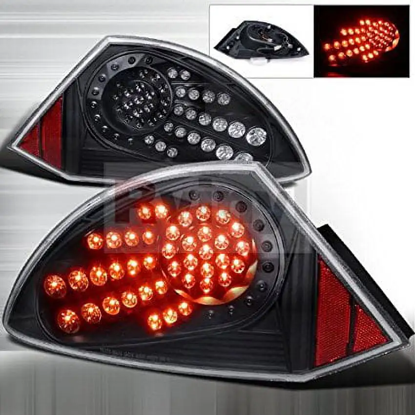 AKKON - For Chevy Impala Replacement Red Clear Tail Light Passenger Right Side Rear Brake Lamps