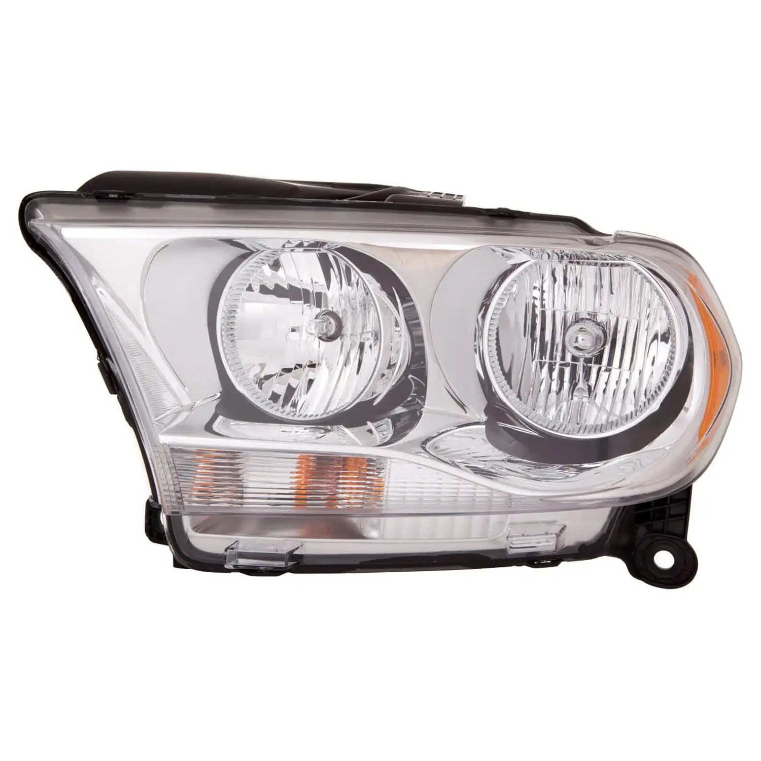 New CAPA Certified Standard Replacement Driver Side Headlight Assembly. Fits 2011-2013 Dodge Durango