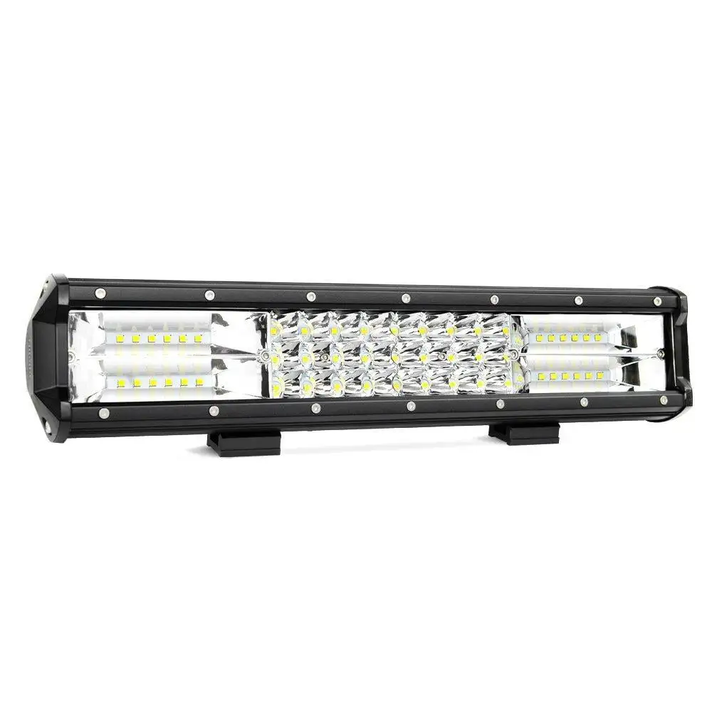 Nilight LED Light Bar 15Inch 216W Triple Row Flood Spot Combo Beam Led Bar Driving Lights Boat Lights Super Bright Led Off Road Lights for Trucks.2 Years Warranty